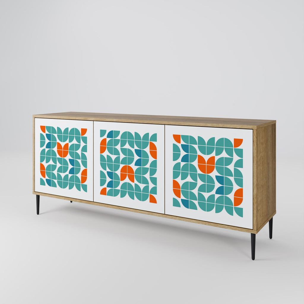 BE THE CHANGE 3-Door Sideboard in Oak Effect