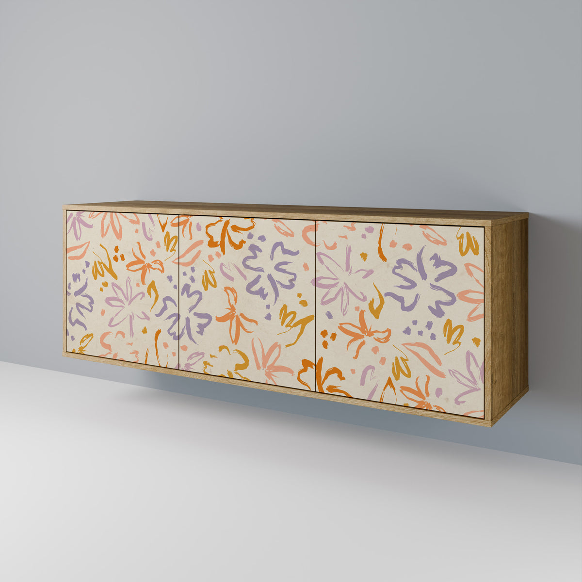 SPRING WHIMSY Aparador de 3 Puertas