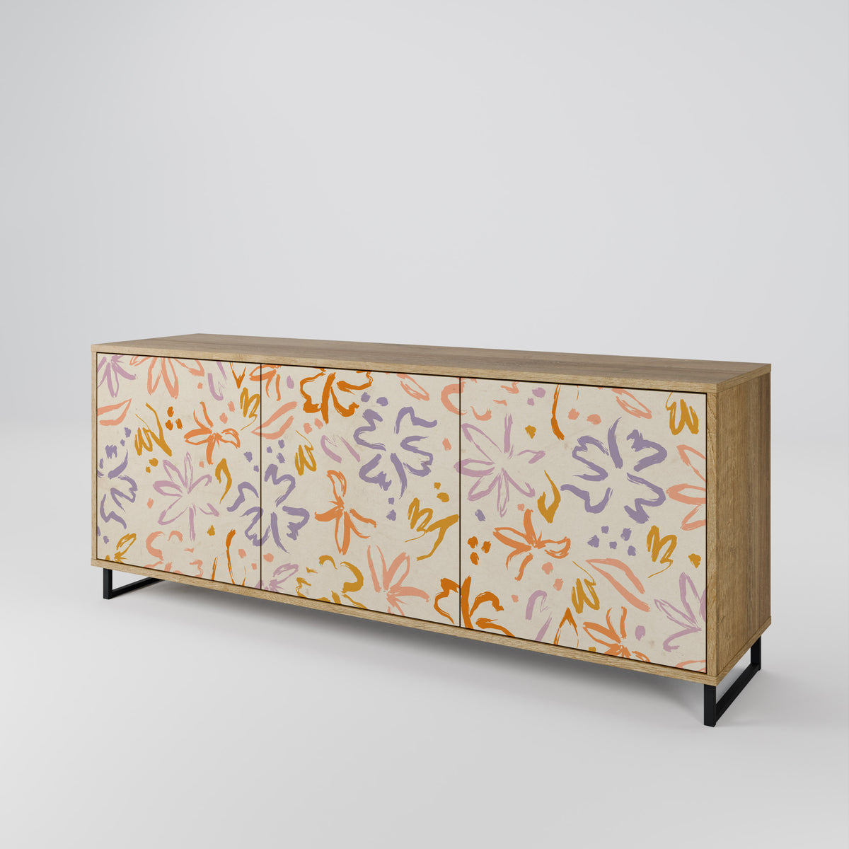 SPRING WHIMSY Aparador de 3 Puertas