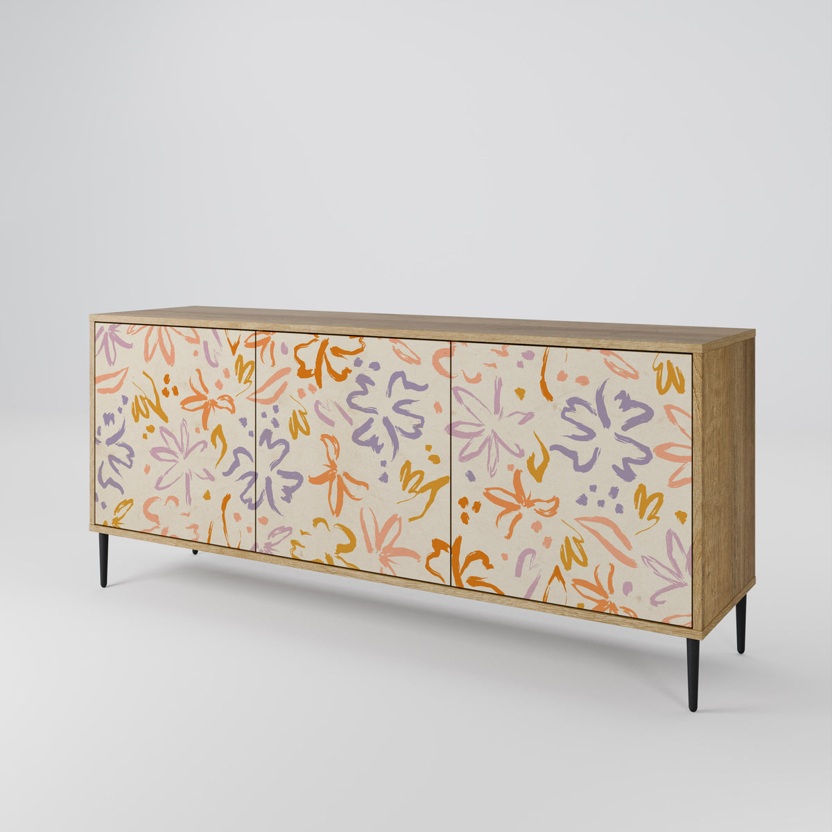 SPRING WHIMSY Aparador de 3 Puertas