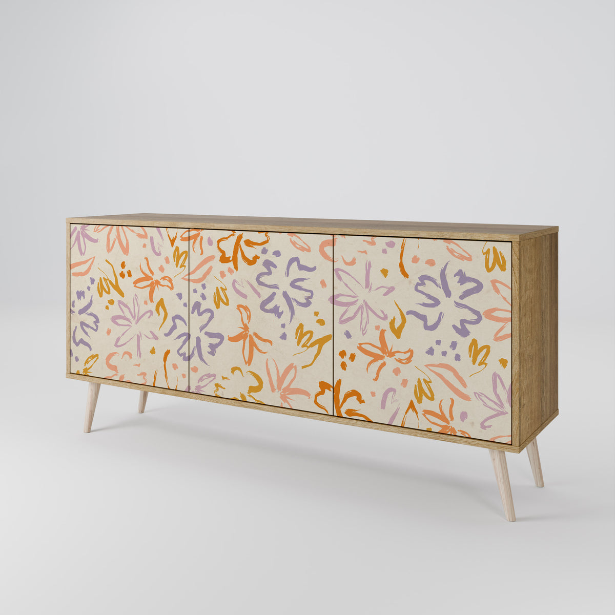 SPRING WHIMSY Aparador de 3 Puertas