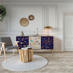 FLORAL COMBINATION Aparador de 3 Puertas