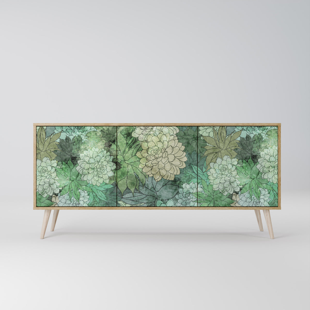 SUCCULENT CLUSTER Aparador de 3 Puertas