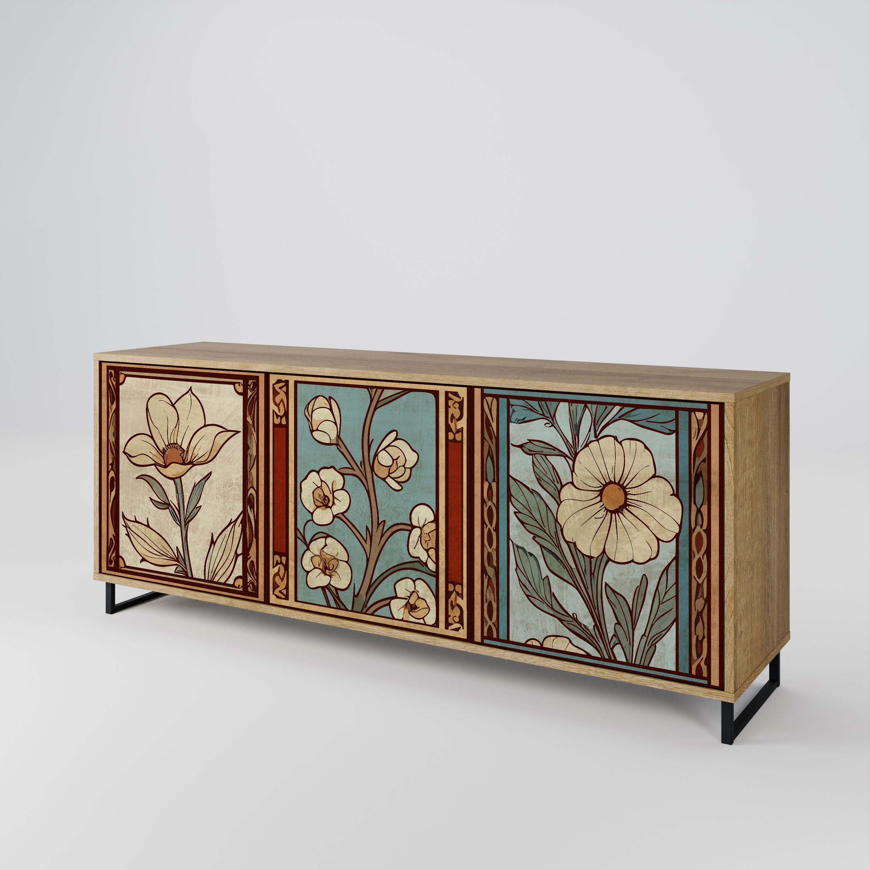 TIMELESS FLORA 3-Door Sideboard