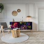 BLOOMING ELEGANCE Aparador de 3 Puertas