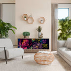 BLOOMING ELEGANCE Aparador de 3 Puertas