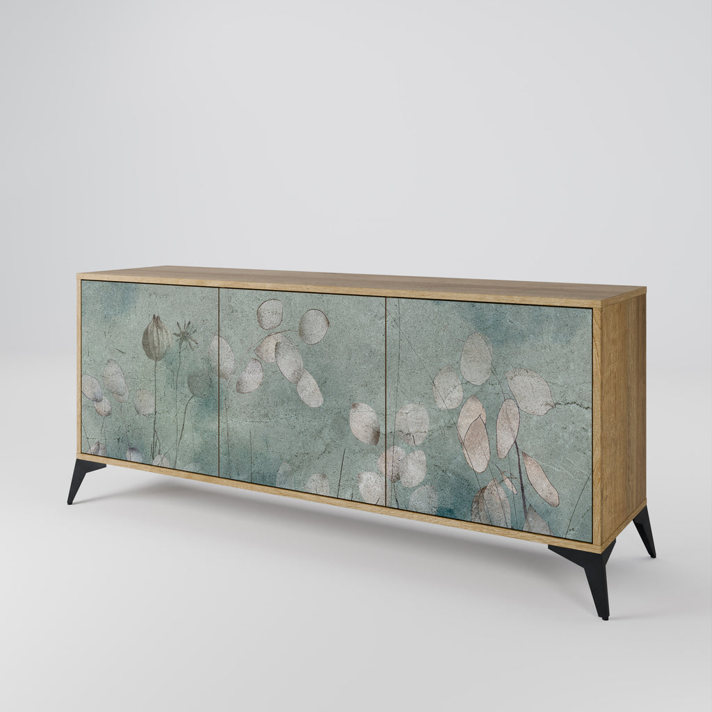 NIGHT LADY 3-Door Sideboard in Oak Effect