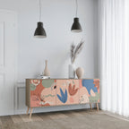 PASTEL DESTINY 3-Door Sideboard in Oak Effect