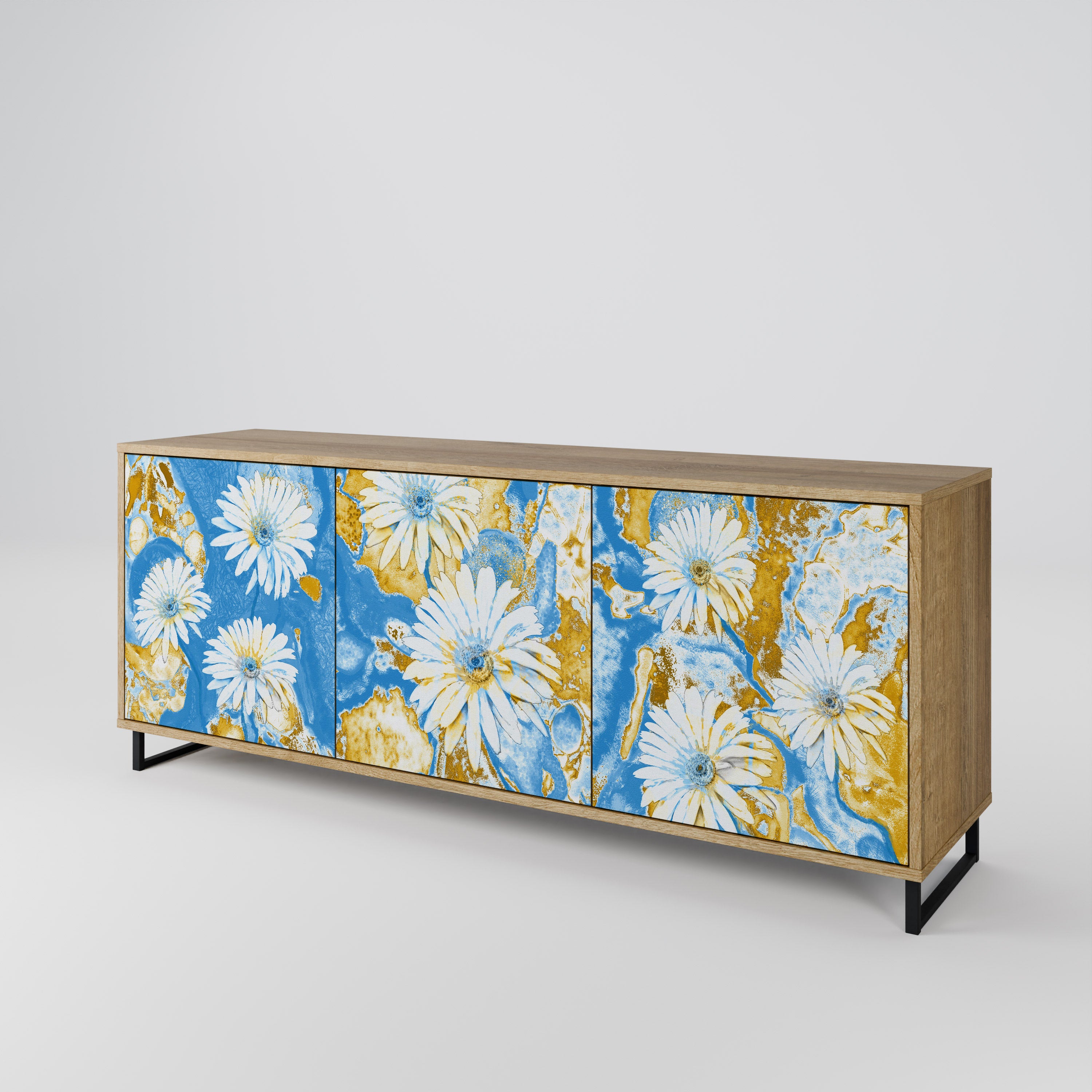 DAISY LUXE 3-Door Sideboard