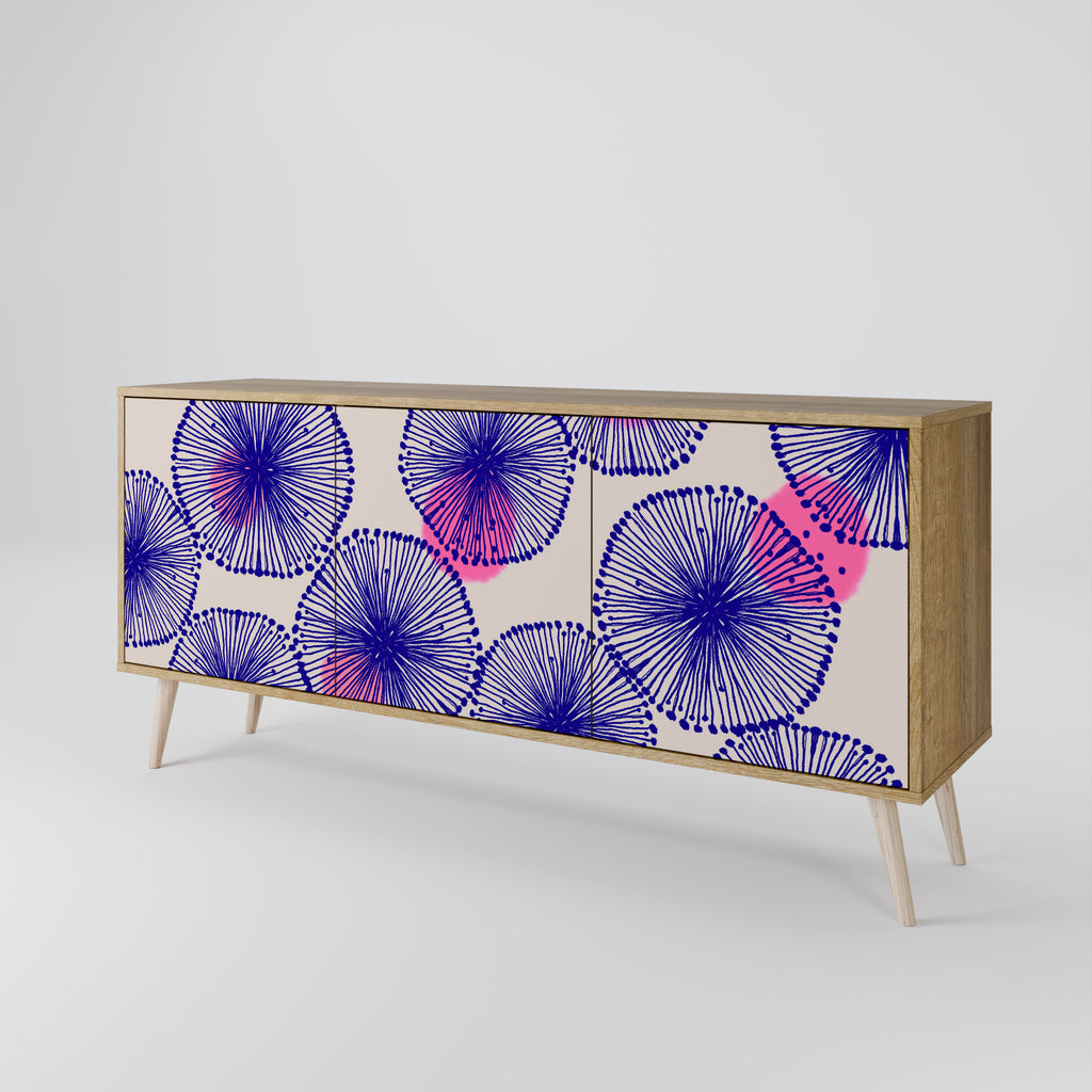 MAGIC NATURE 3-Door Sideboard in Oak Effect