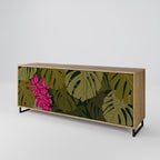 TROPICAL BEAUTY Aparador de 3 Puertas en Efecto Roble