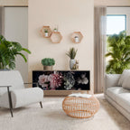 PURE BLOSSOM Aparador de 3 Puertas en Efecto Roble