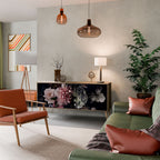 PURE BLOSSOM Aparador de 3 Puertas en Efecto Roble