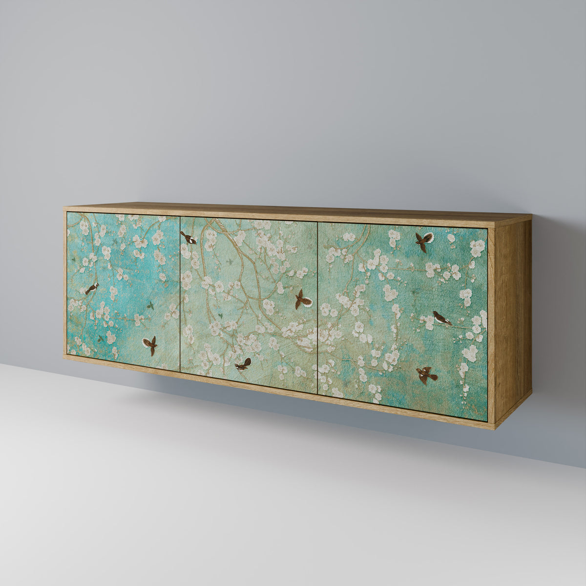 BLOOMING CHARM Aparador de 3 Puertas
