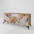 SOFTEN POPPY Aparador de 3 Puertas en Efecto Roble