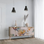 SOFTEN POPPY Aparador de 3 Puertas en Efecto Roble
