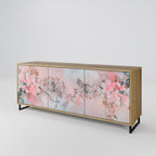 CHERRY BLOSSOM Aparador de 3 Puertas en Efecto Roble