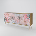 CHERRY BLOSSOM Aparador de 3 Puertas en Efecto Roble