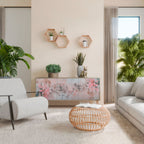 CHERRY BLOSSOM Aparador de 3 Puertas en Efecto Roble