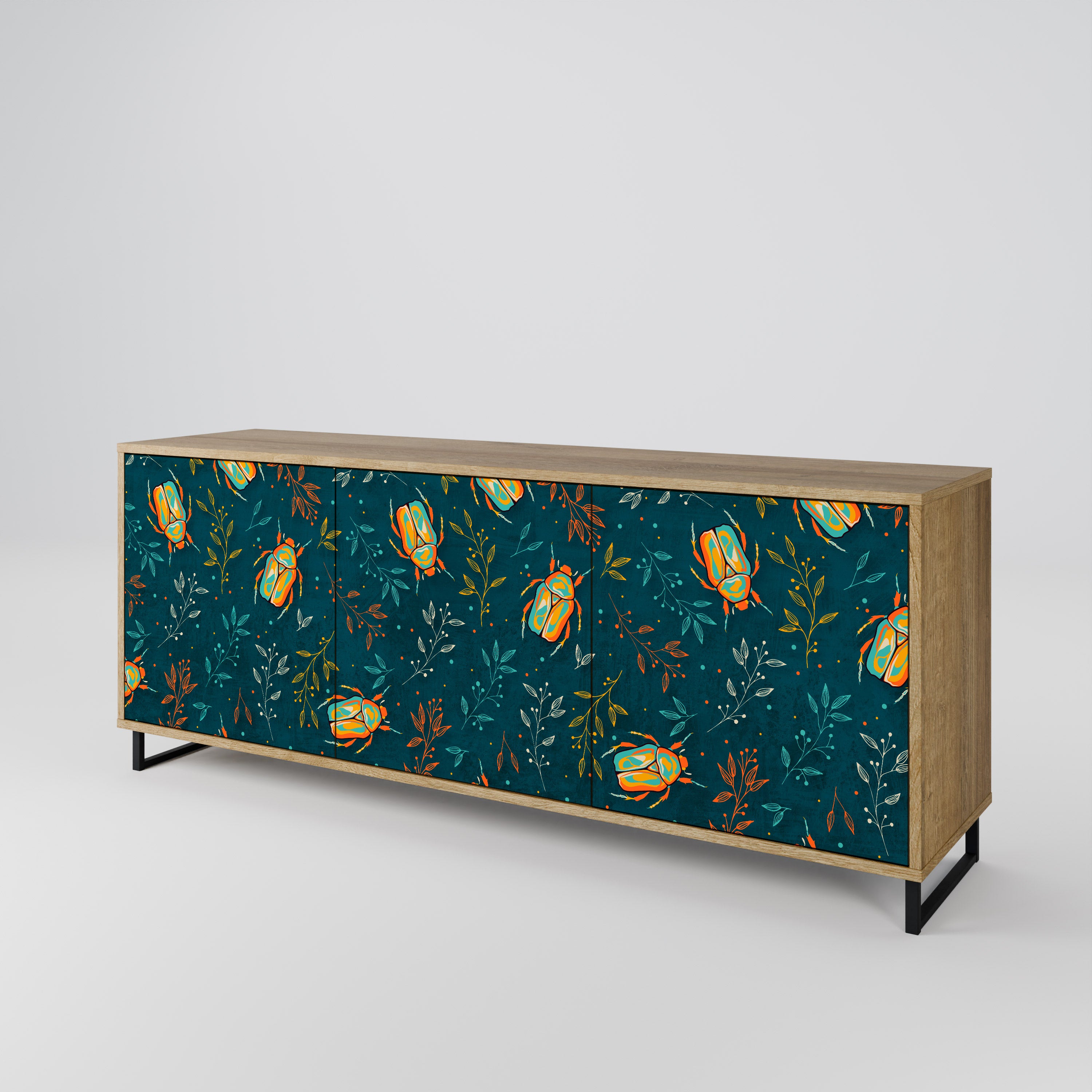 AUTUMN INSECTS 3-Door Sideboard