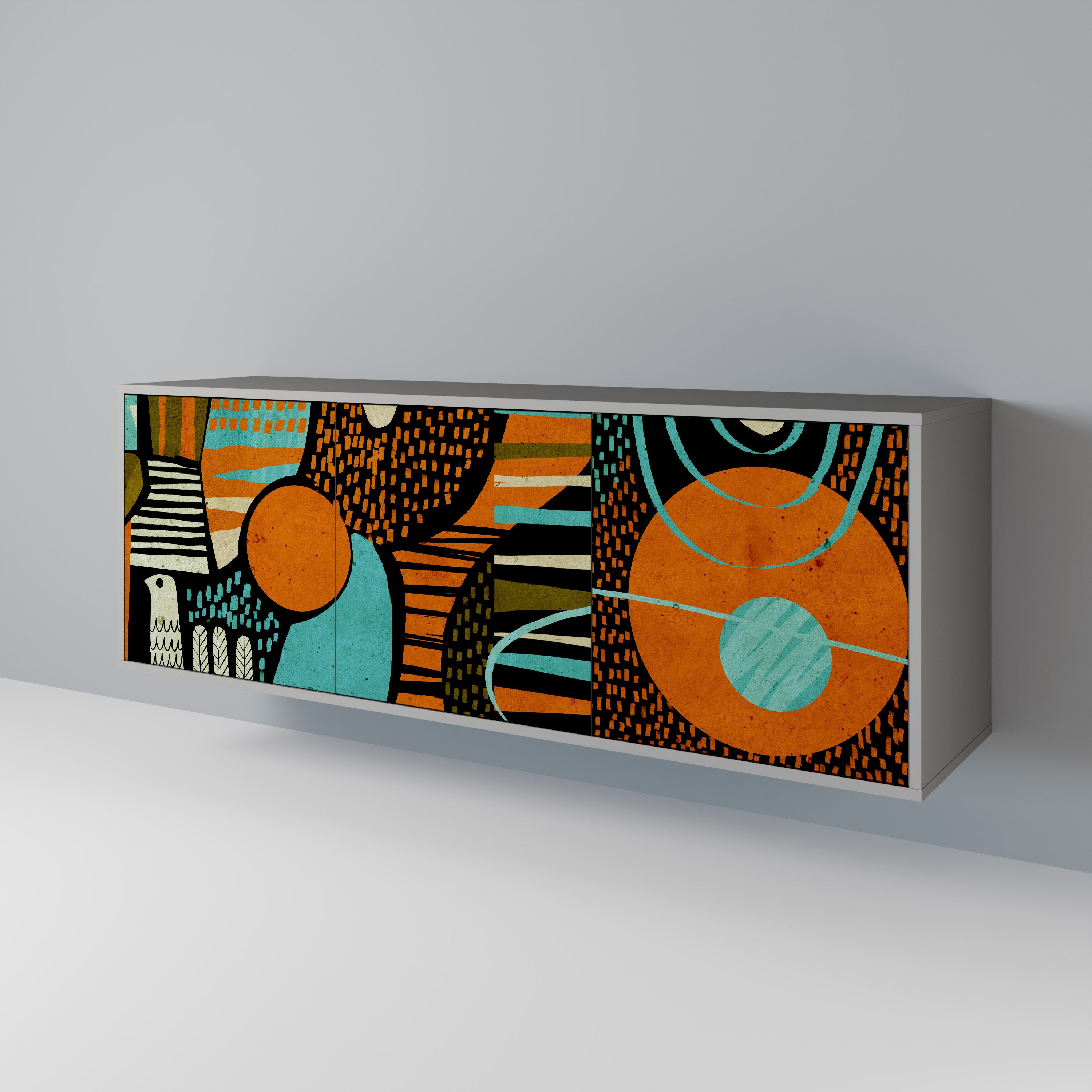 GEODE GLIMMER 3-Door Sideboard