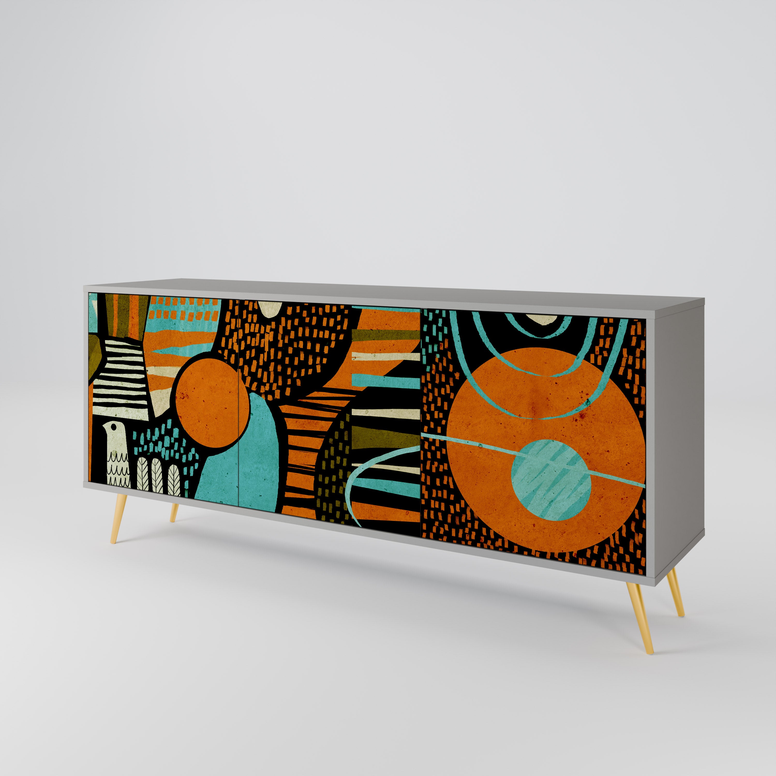 GEODE GLIMMER 3-Door Sideboard