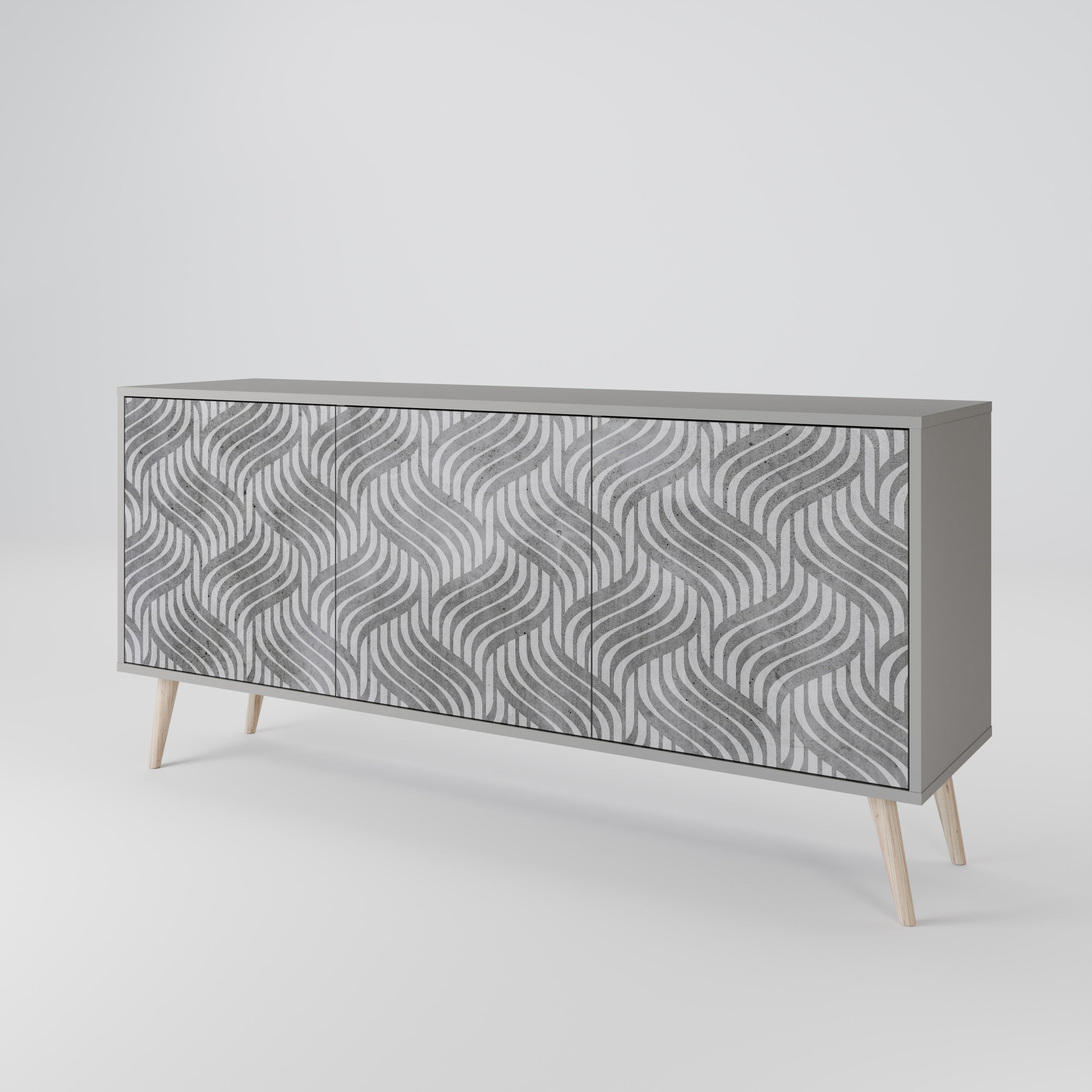 CONCRETE MOVEMENT 3-Door Sideboard