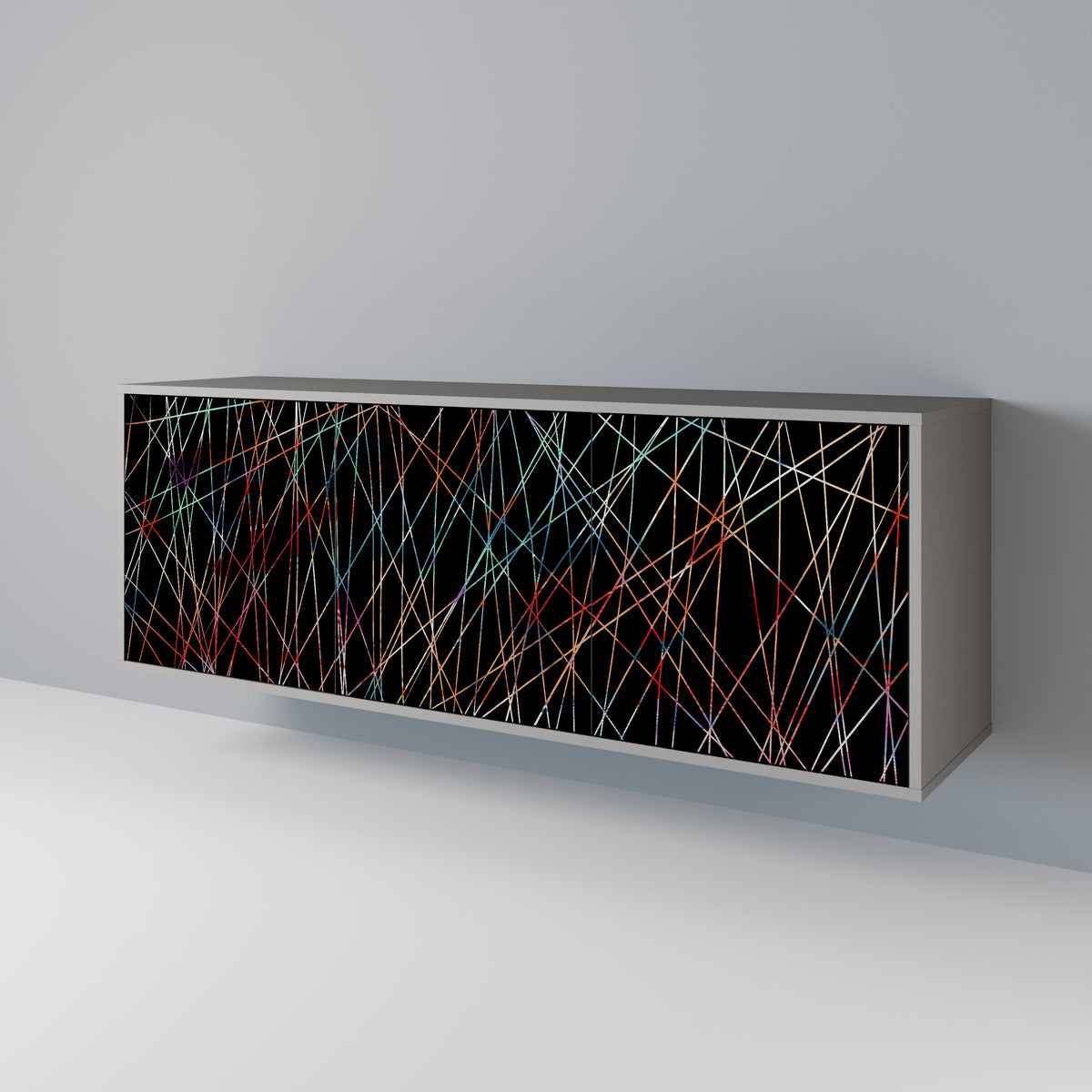 LUMINOUS SNARE Aparador de 3 Puertas