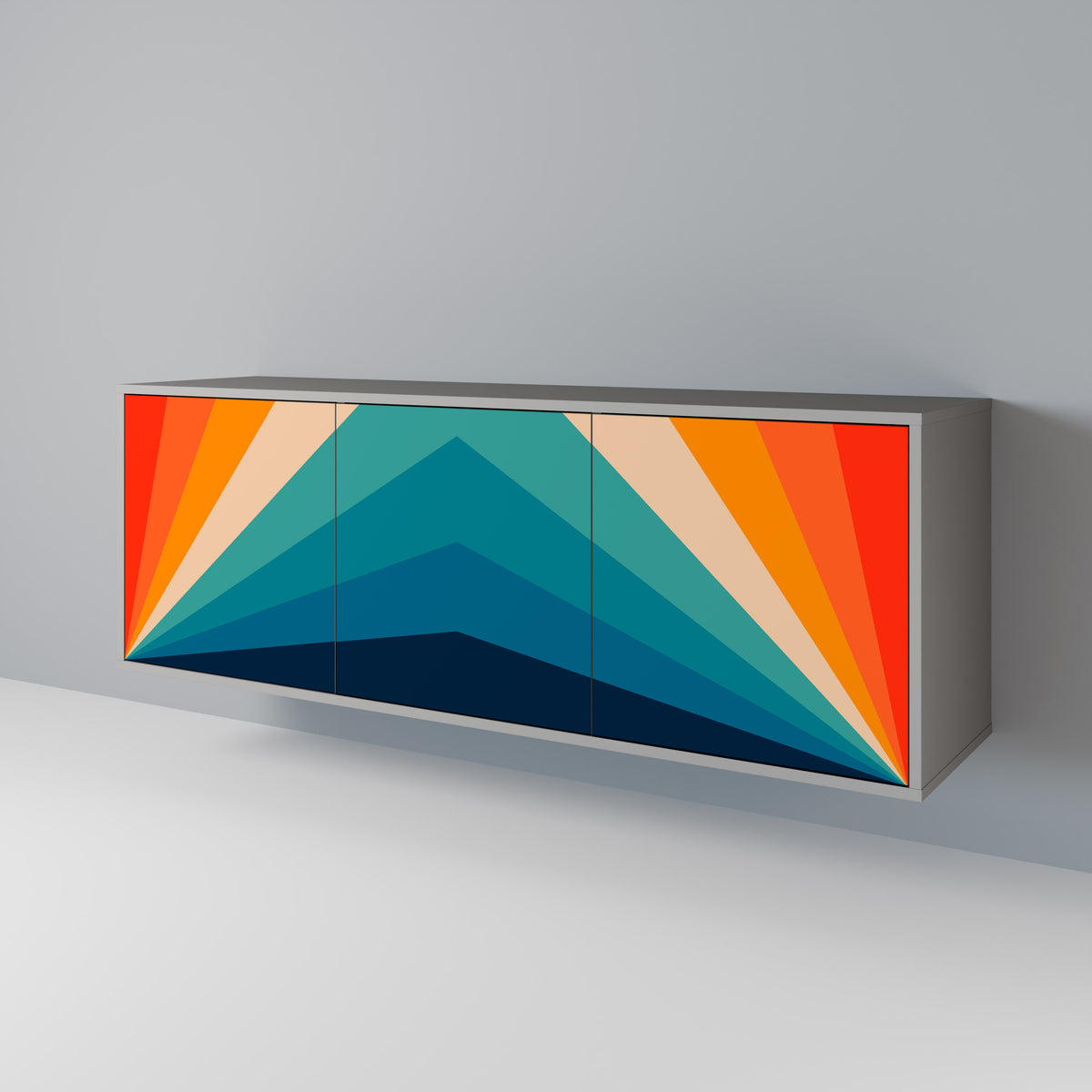 PRISM CONCUSSION Aparador de 3 Puertas