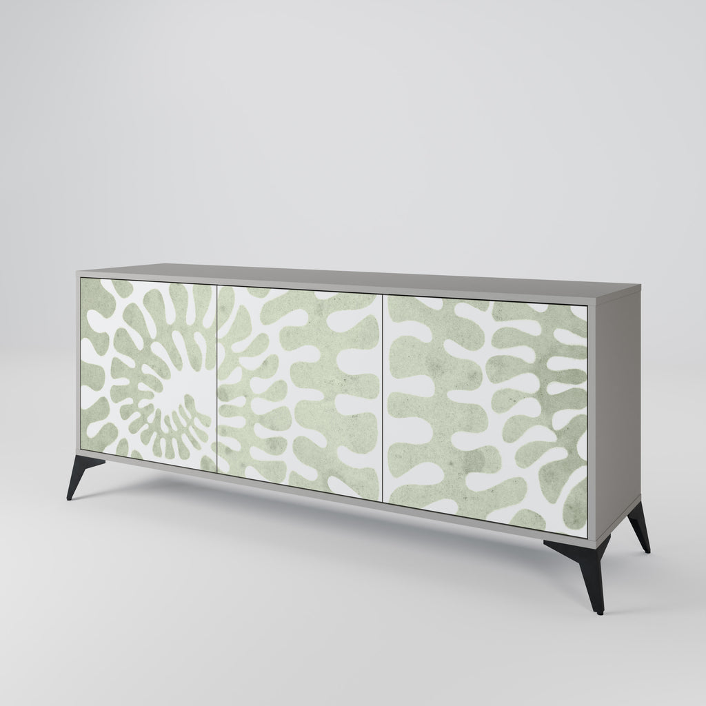 HELIX DANCE 3-Door Sideboard in Grey Finish