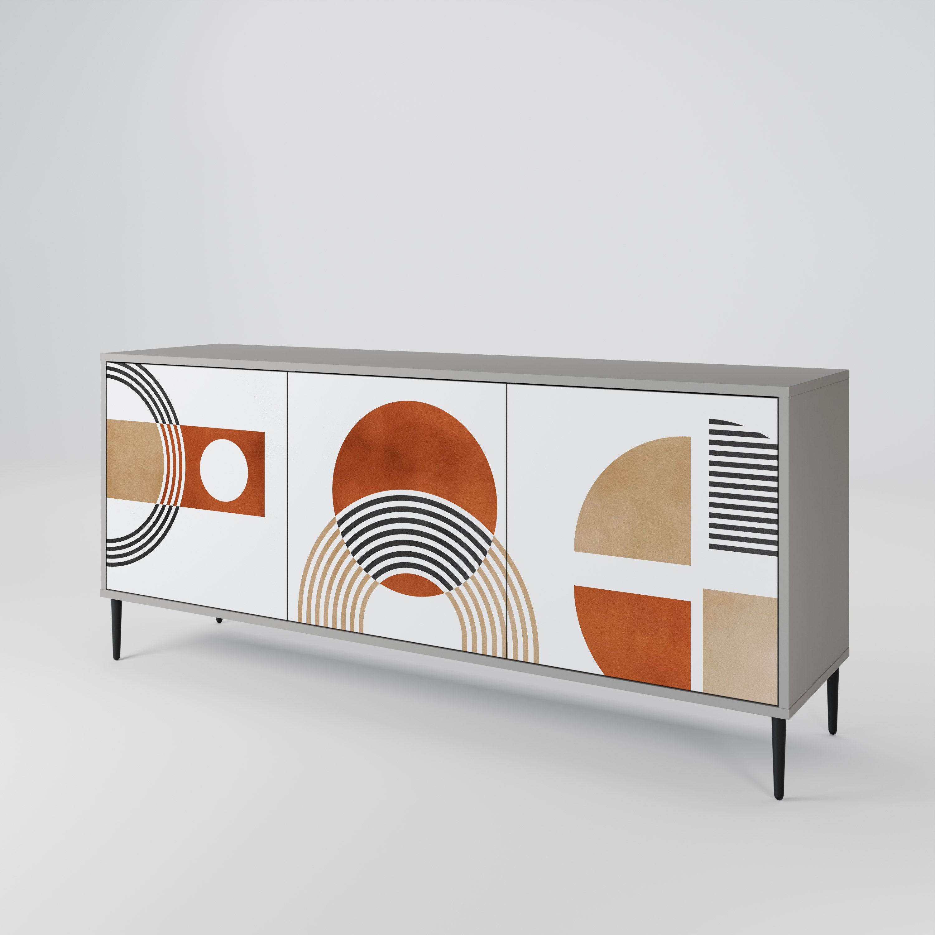 CIRCLE RHYTM 3-Door Sideboard