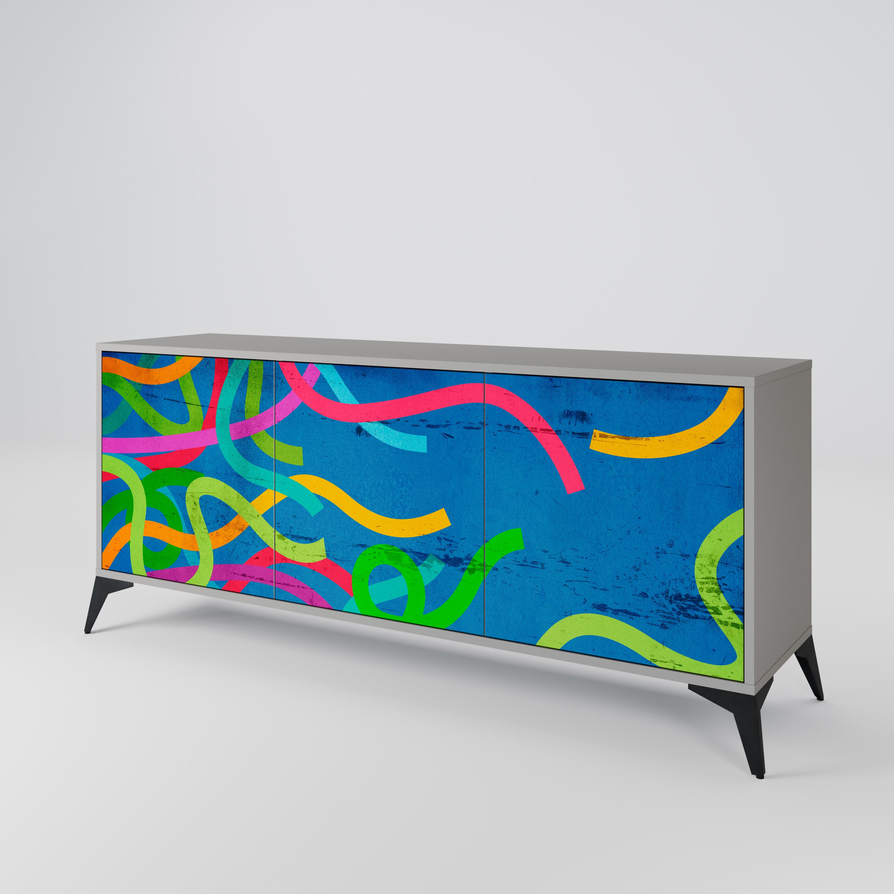 STREAMER TANGLE 3-Door Sideboard