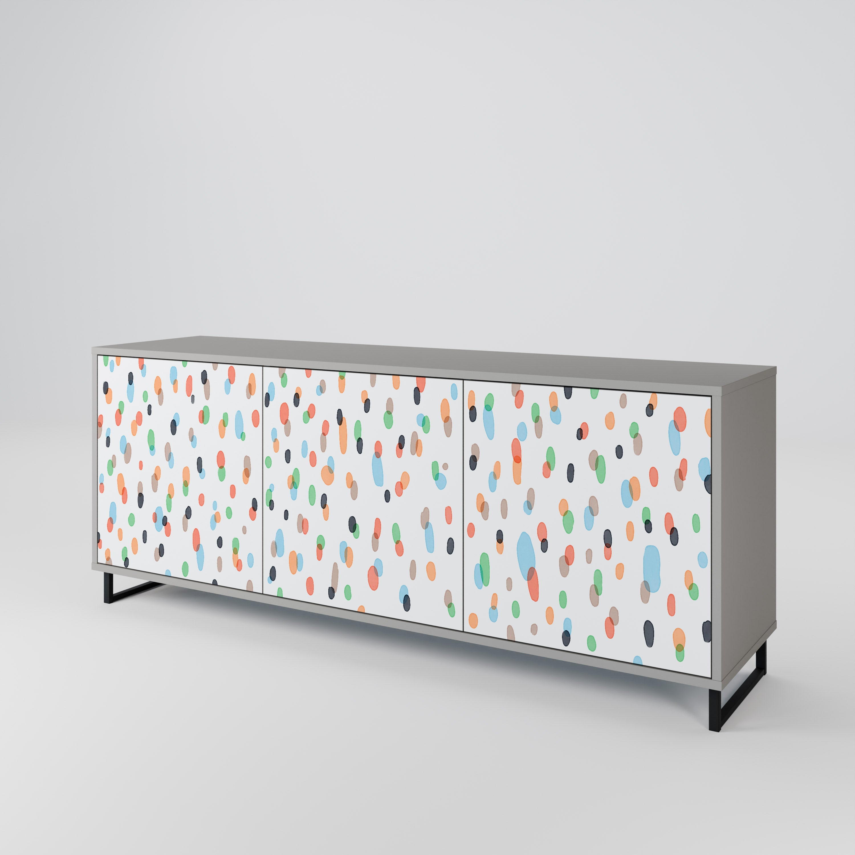 ENERGETIC SPOTS 3-Door Sideboard