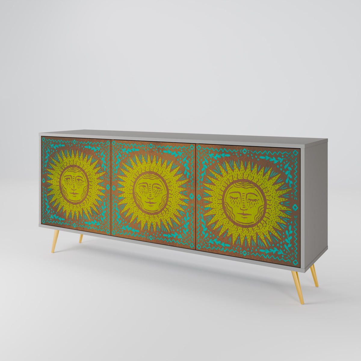 SUNSHINE EULOGY Aparador de 3 Puertas