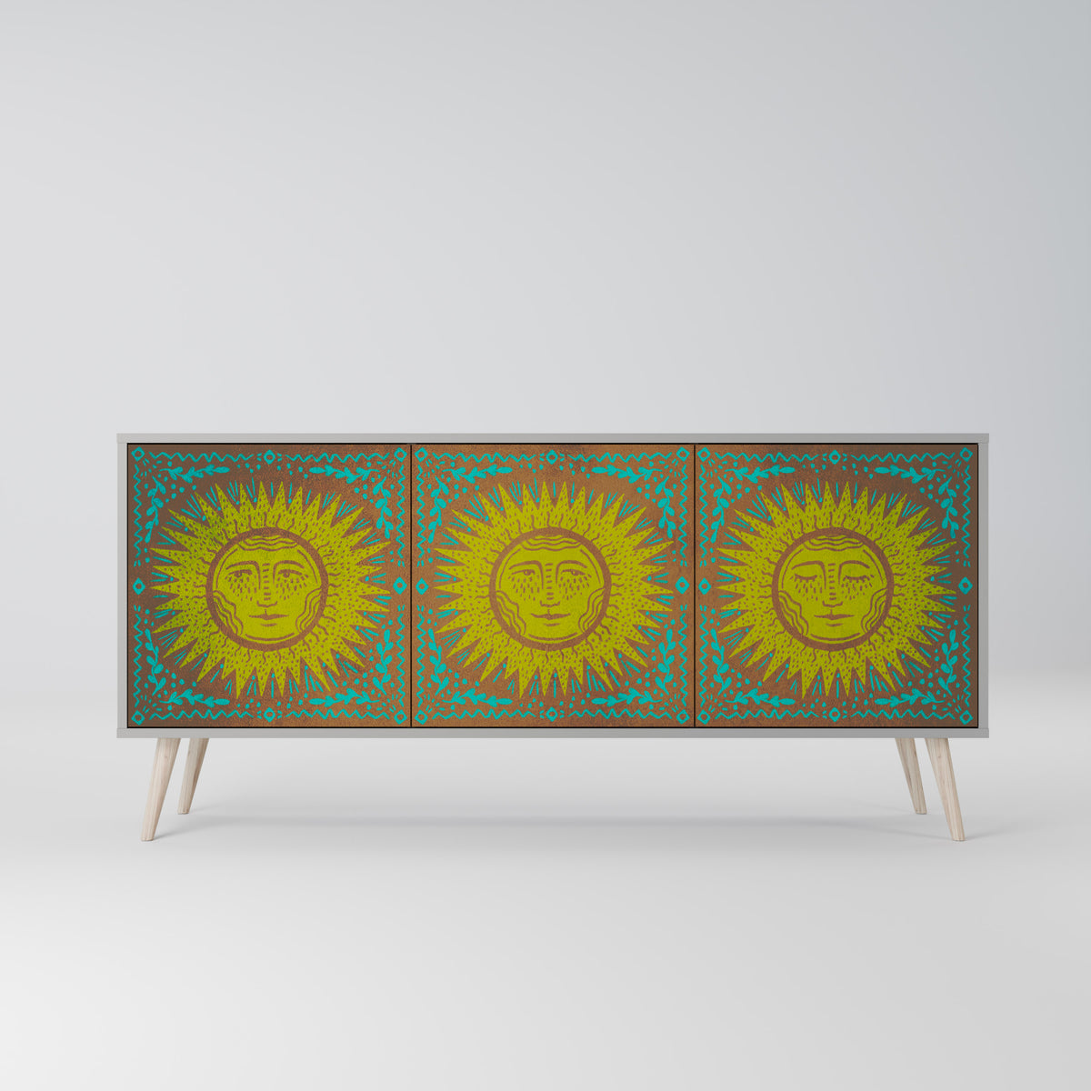 SUNSHINE EULOGY Aparador de 3 Puertas
