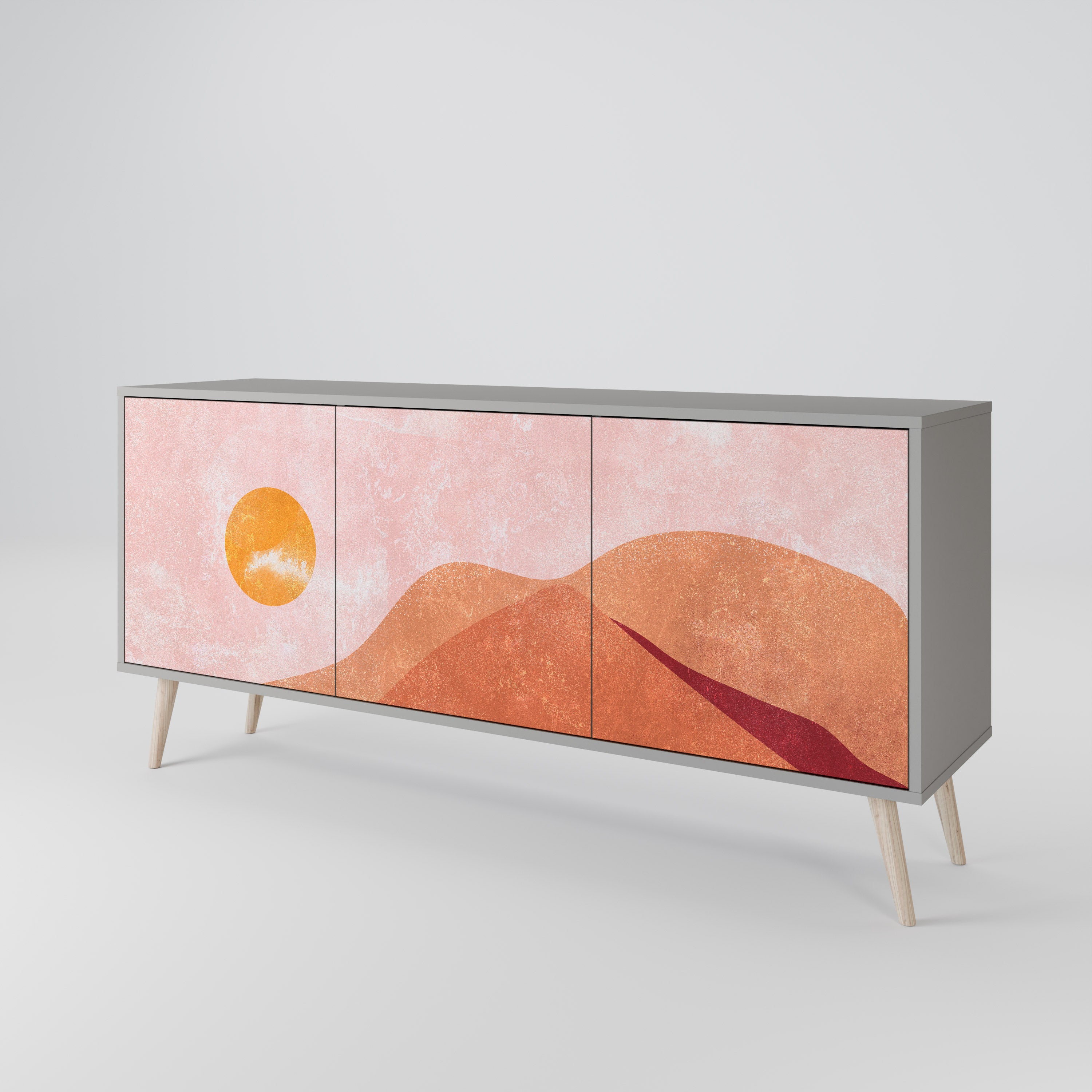 LUMINOUS SUNLIGHT 3-Door Sideboard