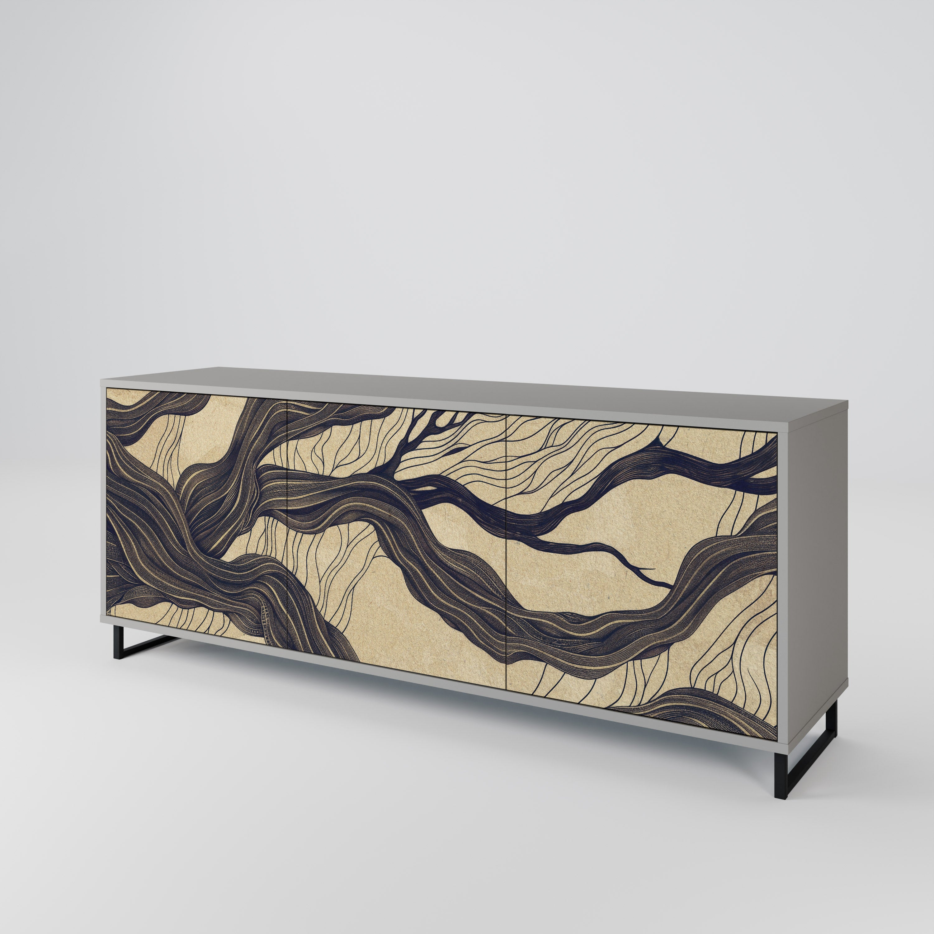UNIFIED FRAGMENTS 3-Door Sideboard