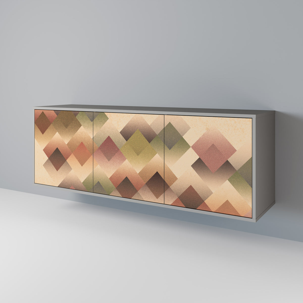 GEOMETRIC FUSION Aparador de 3 Puertas