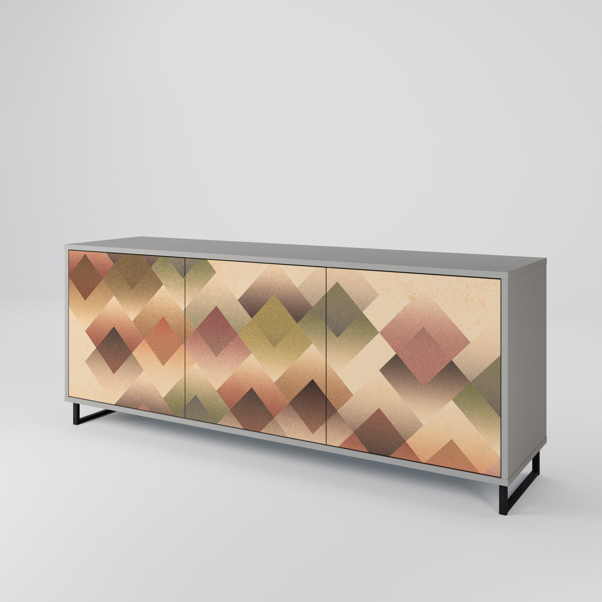 GEOMETRIC FUSION Aparador de 3 Puertas