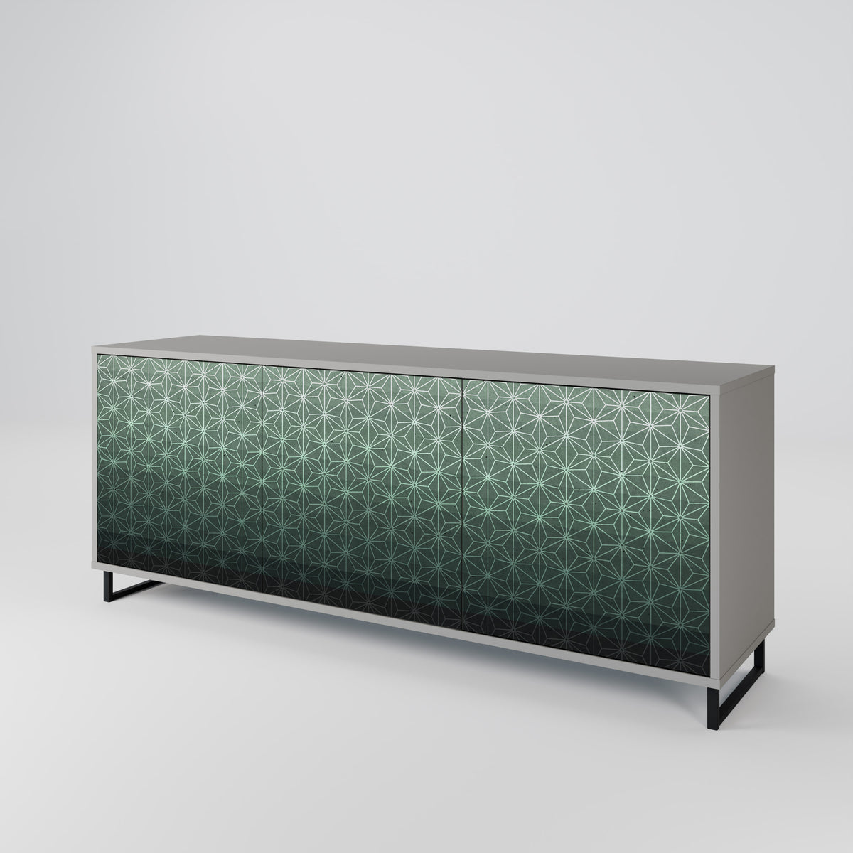 ORNAMENTAL GLIMMER Aparador de 3 Puertas