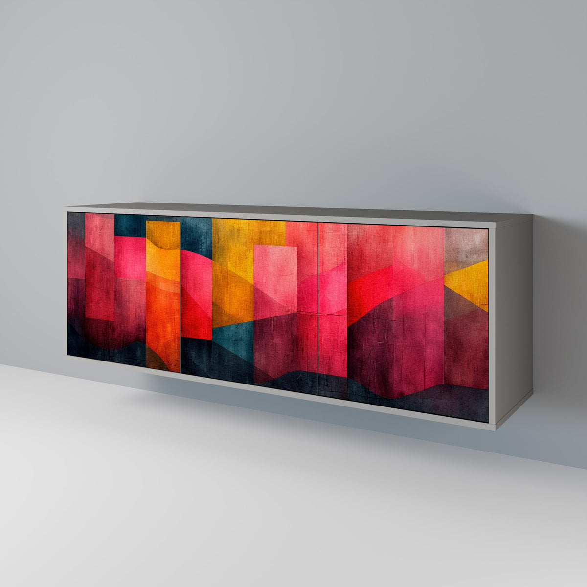 COLORFUL SOUNDS Aparador de 3 Puertas