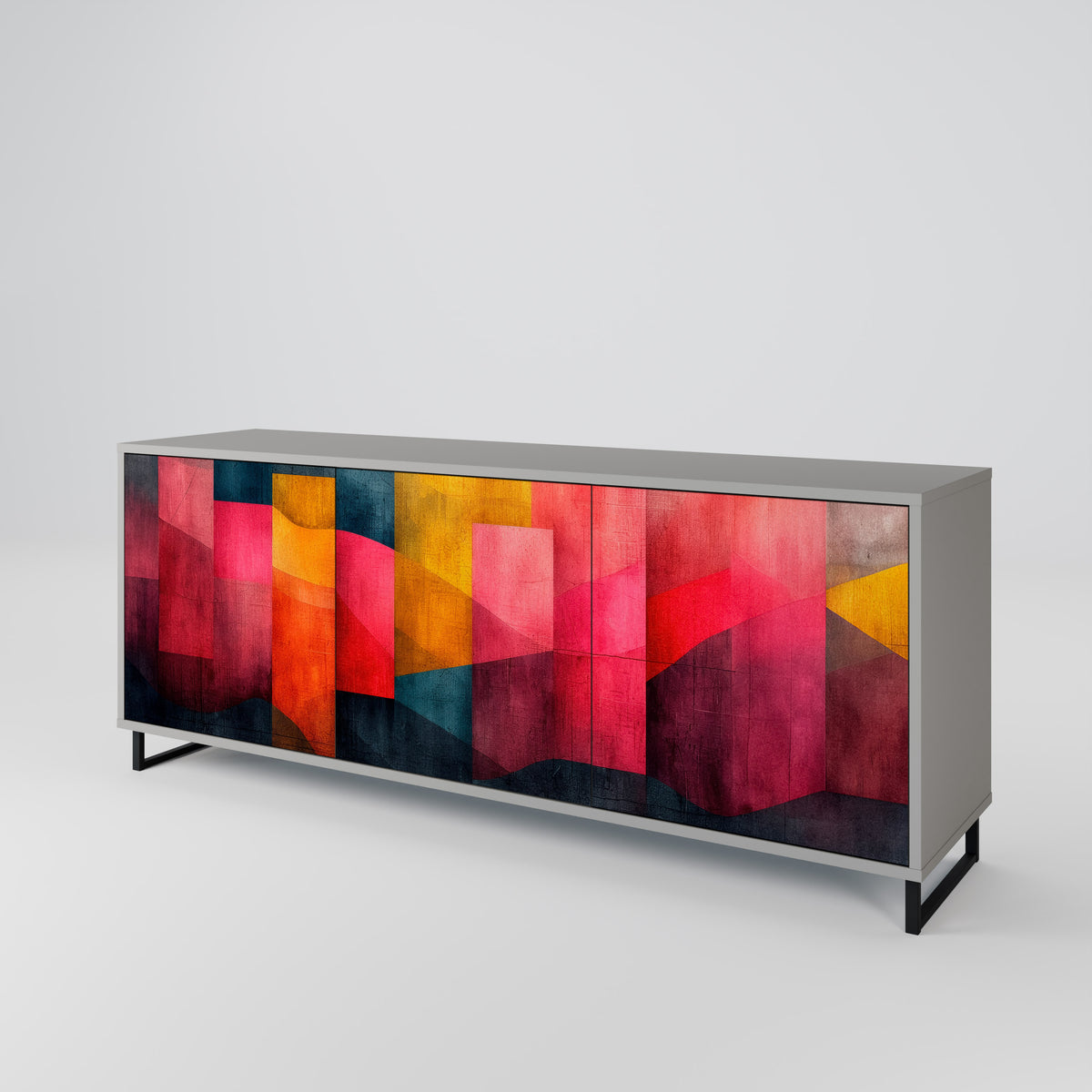 COLORFUL SOUNDS Aparador de 3 Puertas