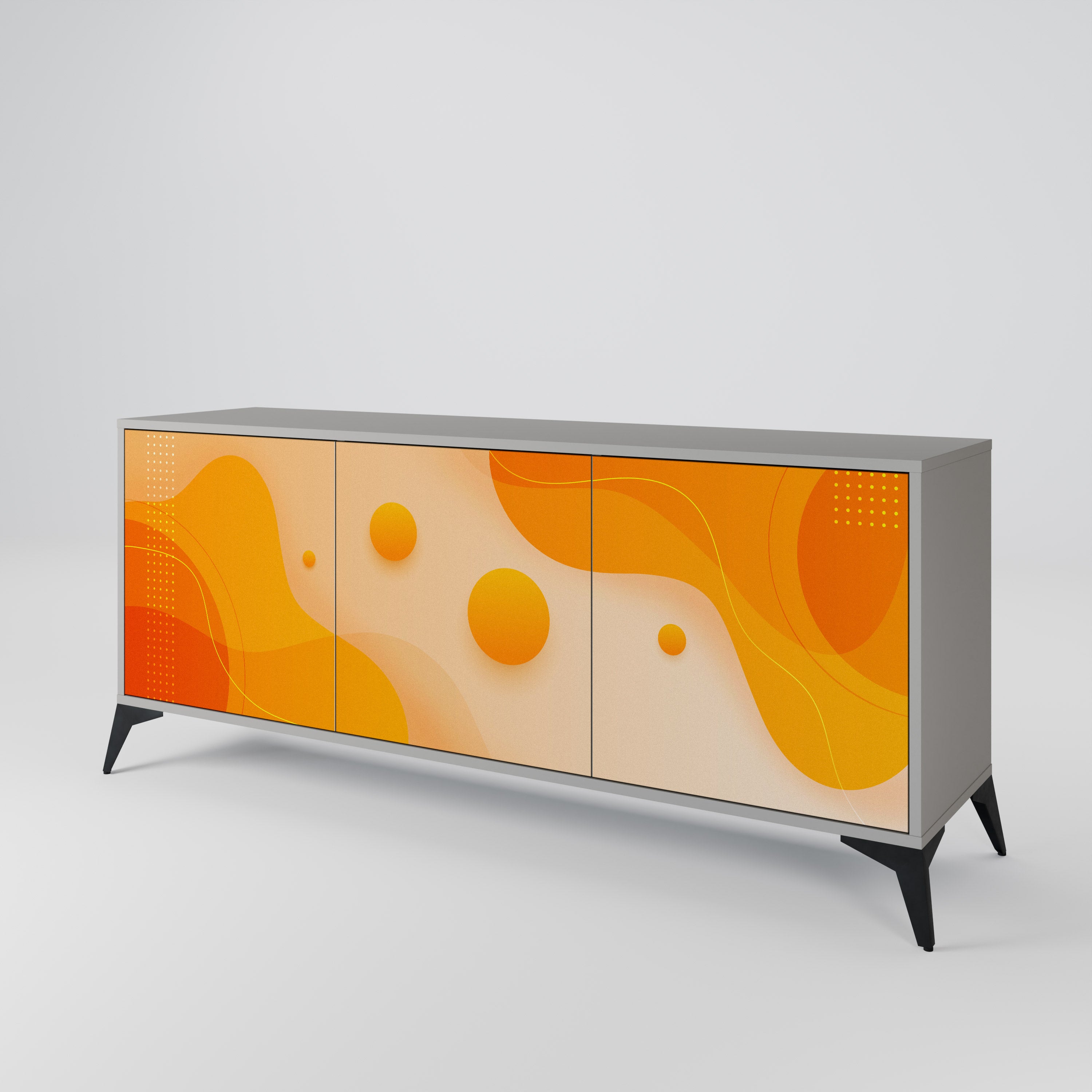 ORANGE ARRANGEMENT 3-Door Sideboard