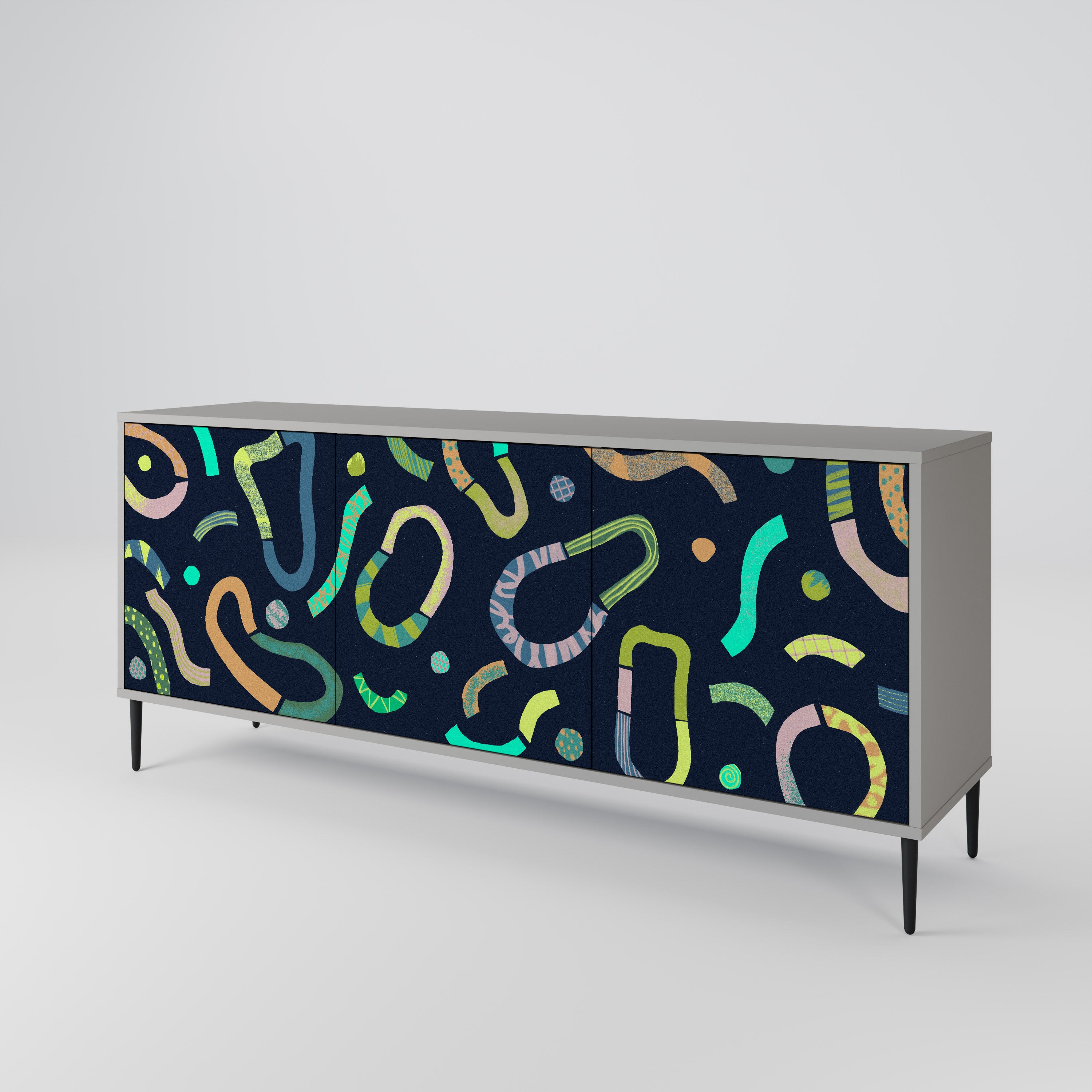 CONTRAST DANCE 3-Door Sideboard