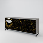 STELLAR CONSTELLATIONS 3-Door Sideboard in Grey Finish