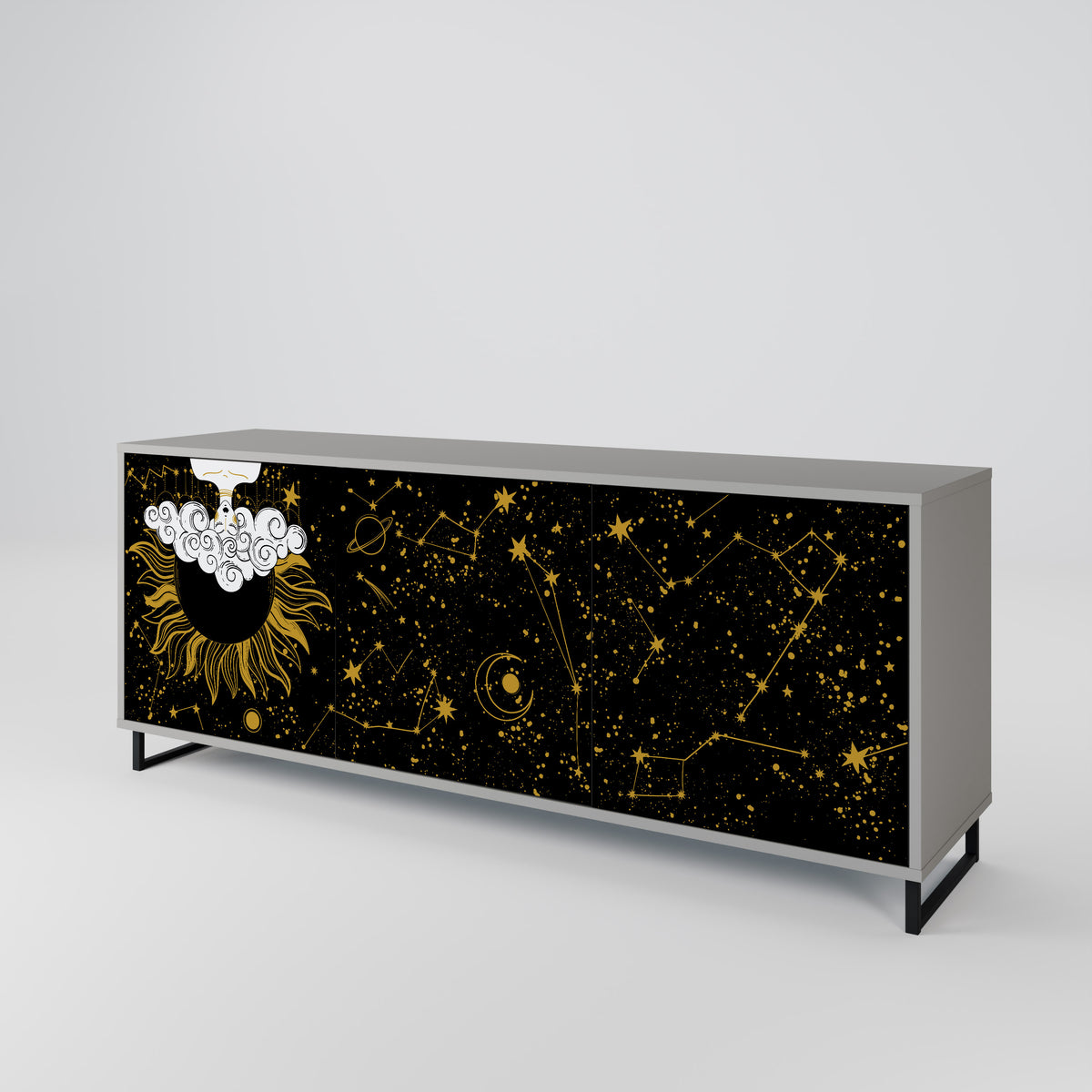 STELLAR CONSTELLATIONS Aparador de 3 Puertas