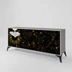 STELLAR CONSTELLATIONS 3-Door Sideboard in Grey Finish