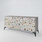 PIECES OF TOMORROW Aparador de 3 Puertas en Acabado Gris