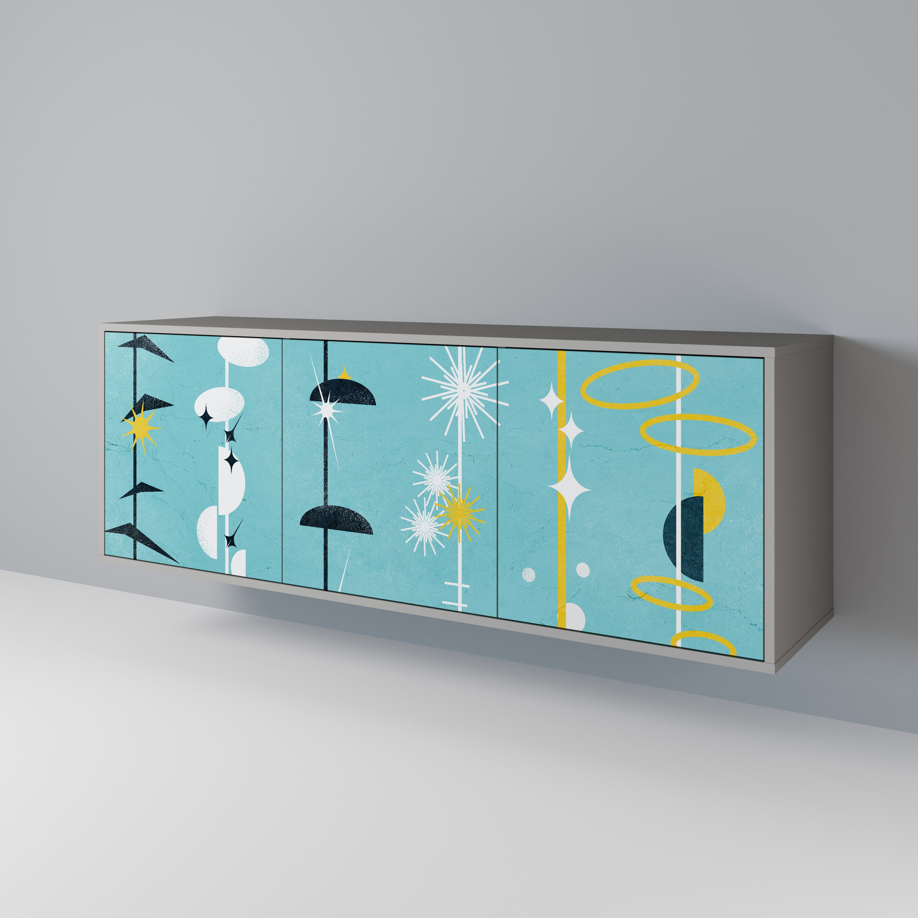 PATHS TO HAPPINESS 3-Door Sideboard