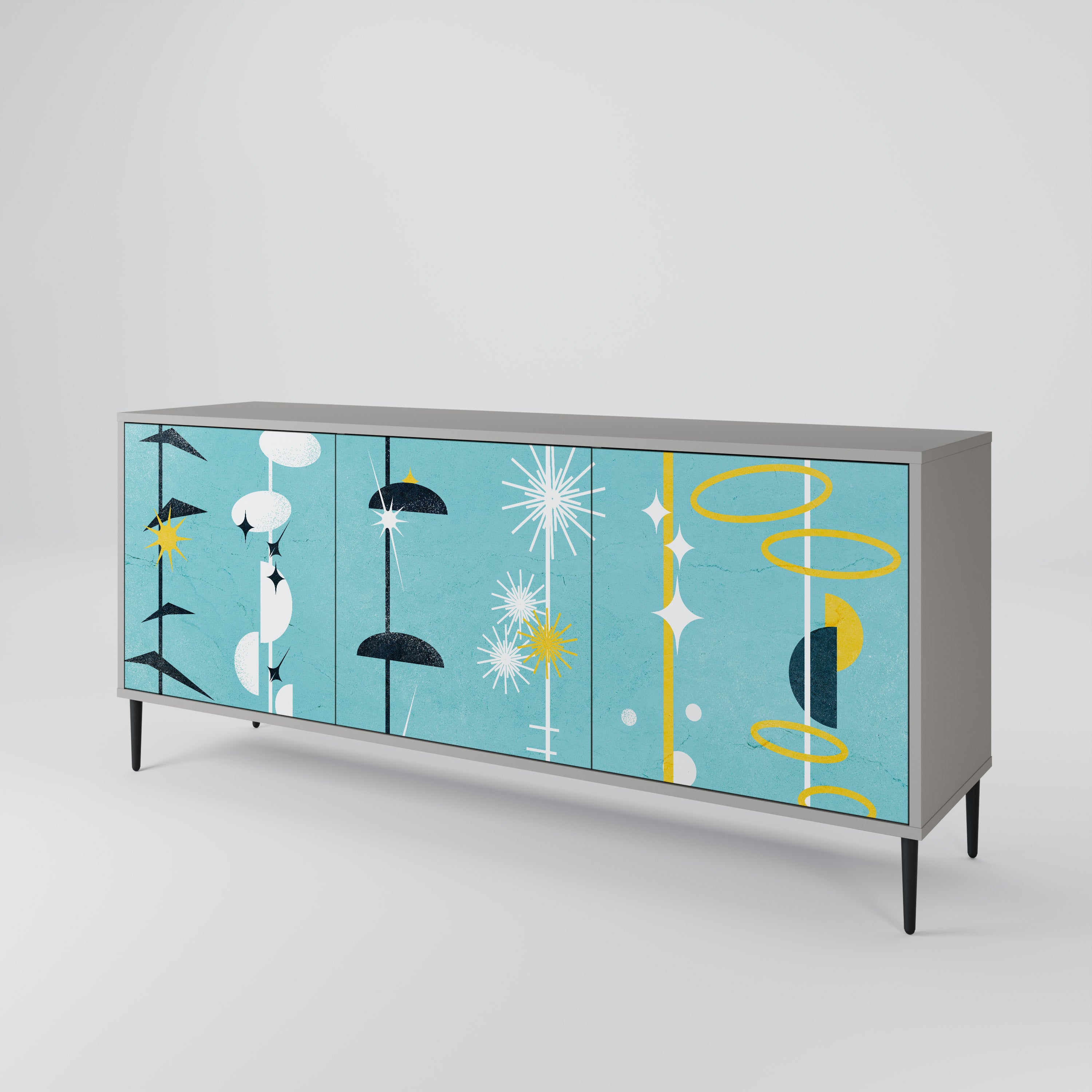 PATHS TO HAPPINESS 3-Door Sideboard